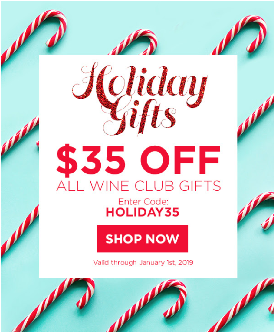 Plonk Wine Club Holiday Deal – $35 Off All Wine Club Gifts!