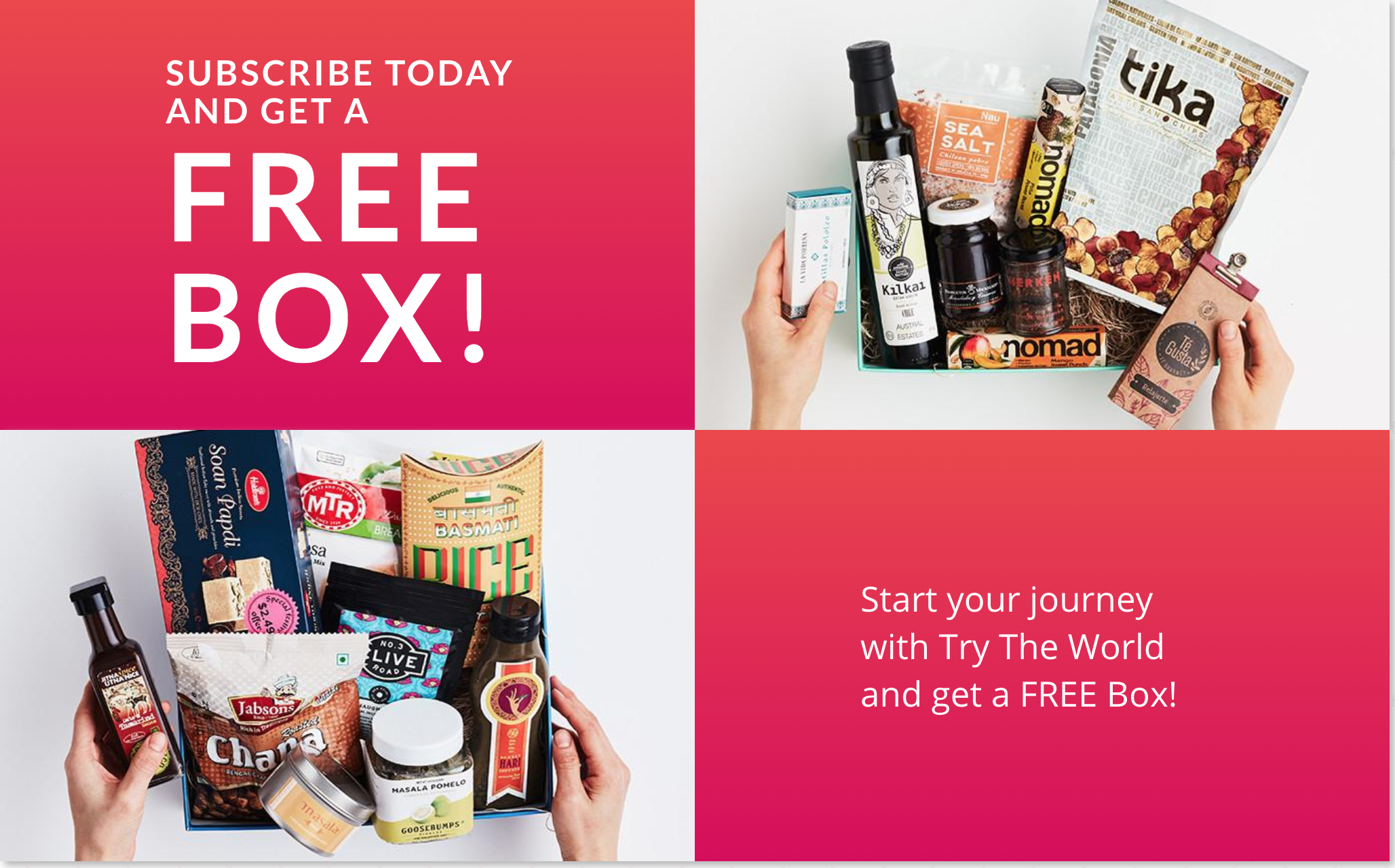 Try The World Deal – Buy One Box, Get One FREE