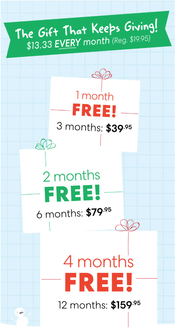 Extended! KiwiCo Holiday Sale – Free Boxes With Pre-Paid Subscription Or 60% Off Your First Box!