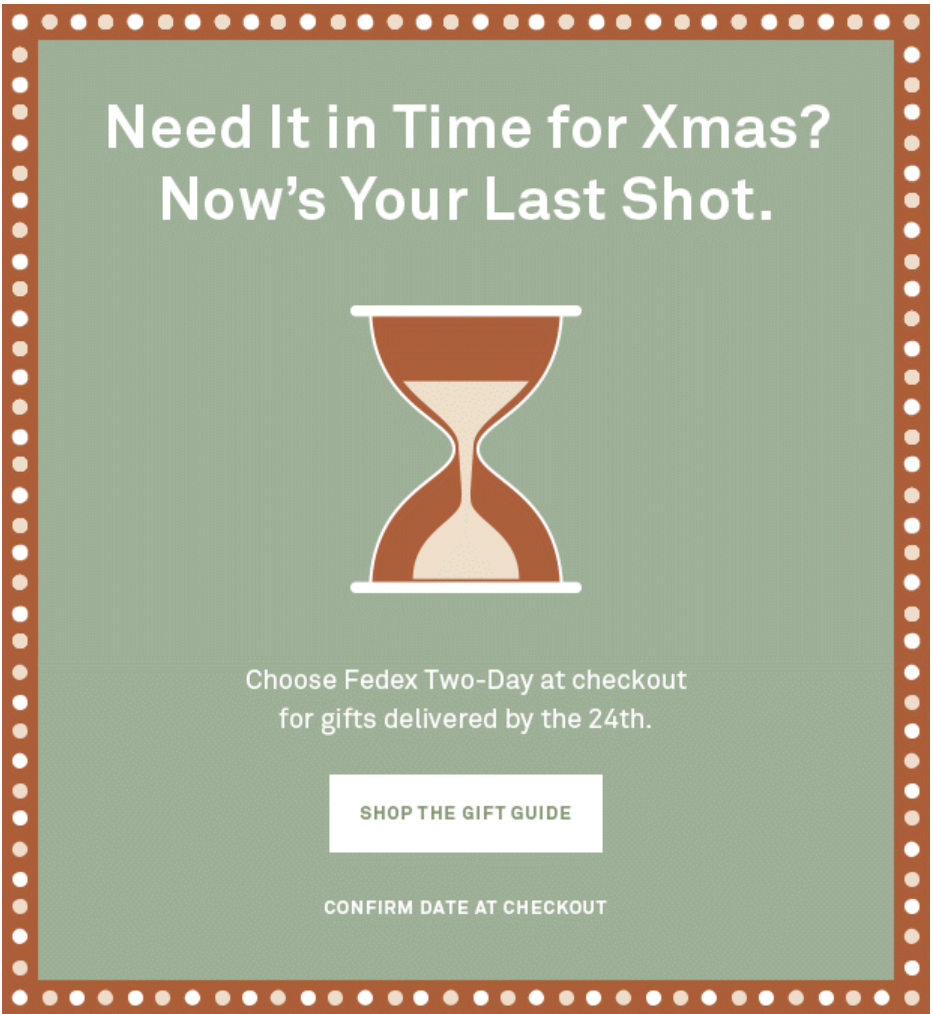 FYI – Last Call for 12/24 Bespoke Post Delivery!