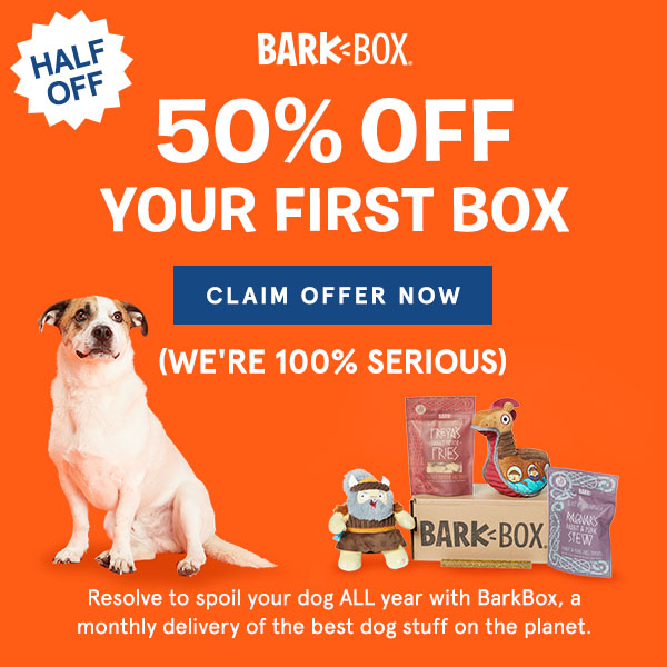Last Day! BarkBox Flash Sale – 50% Off Your First Box!