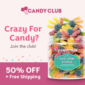 Candy Club Deal – 50% Off Your First Box + Free Shipping!