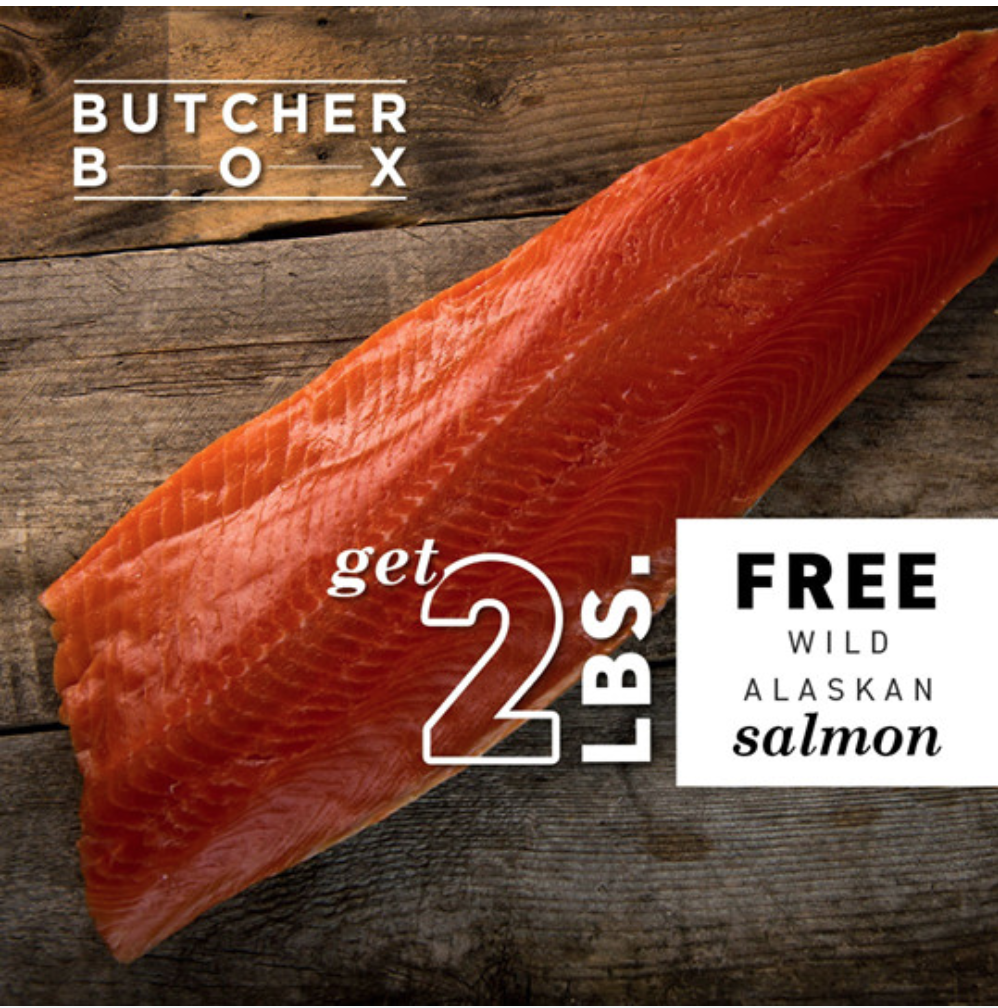 Butcher Box Coupon – 2lbs Of Free Wild Alaskan Sockeye Salmon With First Box!