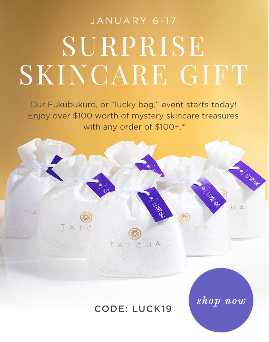 Tatcha Fukubukuro Mystery Bags – SPOILERS!