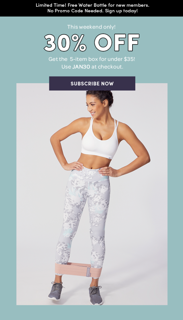 Ellie Coupon – 30% Off Your First Box + Free Water Bottle!