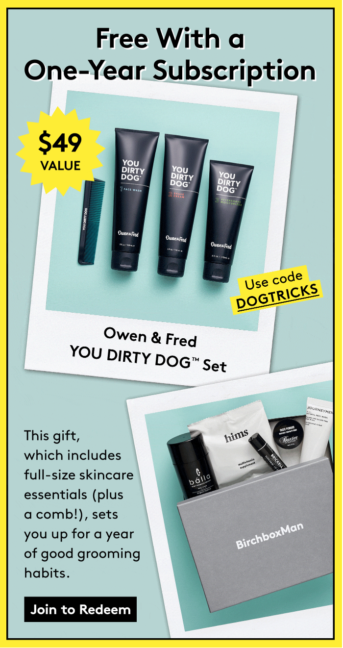 Birchbox Man Coupon – Free Grooming Kit With Annual Subscription!