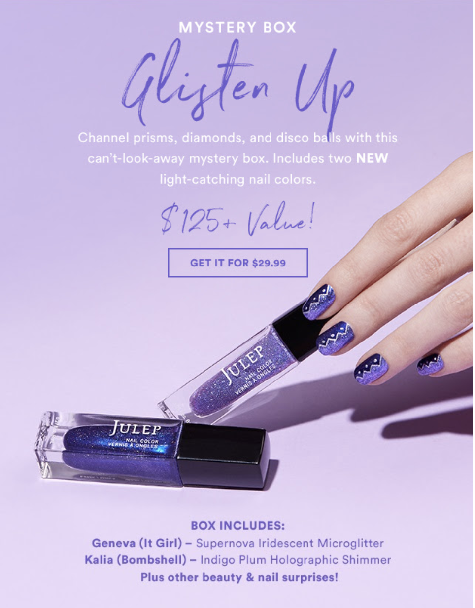 Julep Glisten Up Mystery Box Available Now!