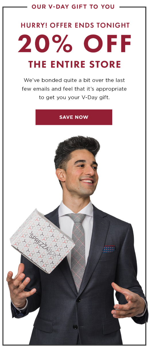 Last Day! SprezzaBox Sale – 20% Off Sitewide + 20% Off Your First Box!
