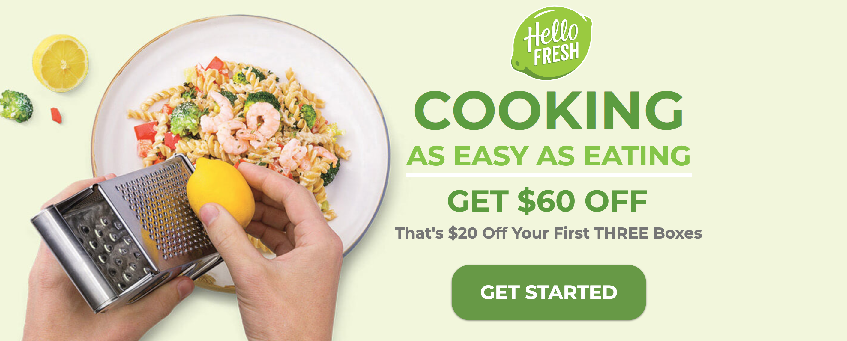 Hello Fresh Coupon – $60 Off Your First Three Boxes!