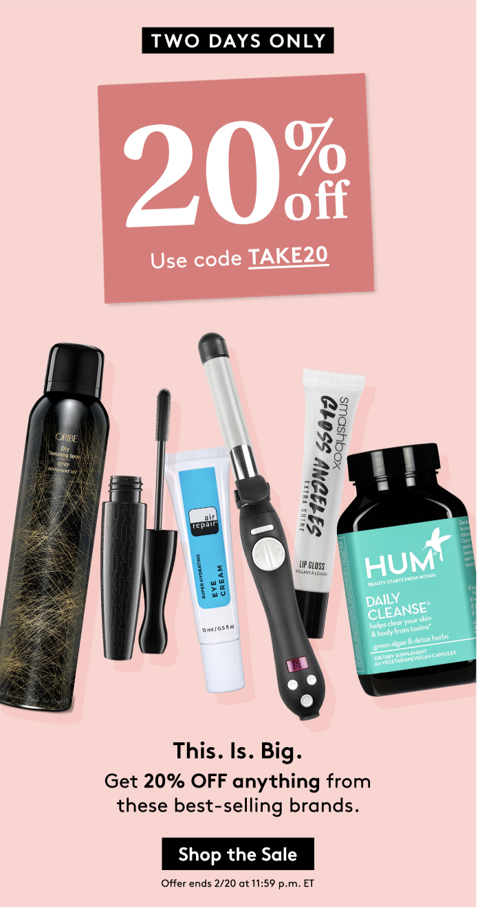 Birchbox Sale – 20% Off Products from Oribe, M·A·C, Smashbox, and More!