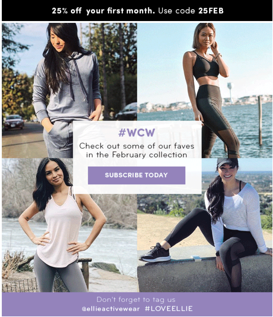 Ellie Coupon – 25% Off Your First Box!