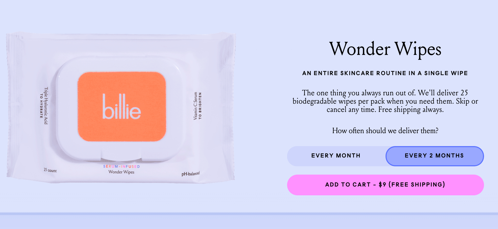 Billie Razor Subscription for Women Review MSA