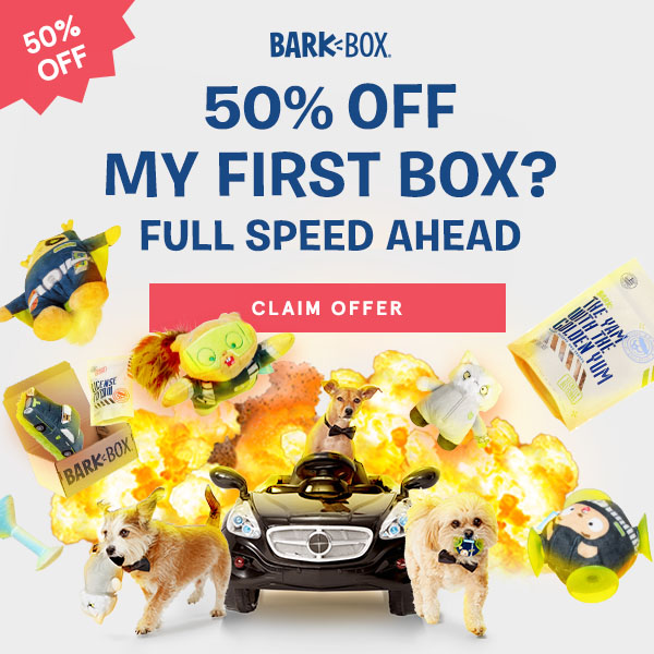 Today Only! BarkBox Coupon – 50% Off Your First Box!