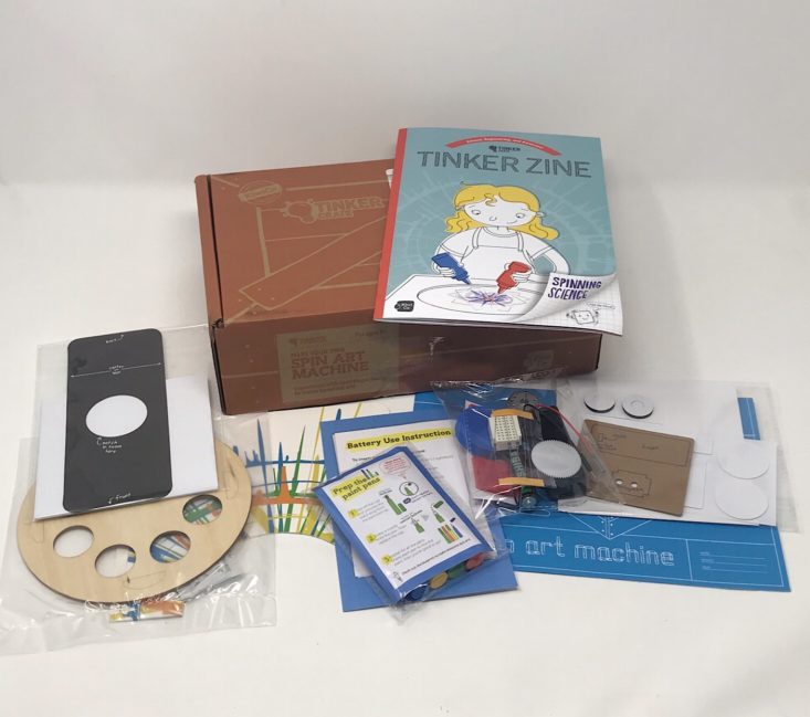 KiwiCo Tinker Crate Spin Art Machine Review + Coupon MSA