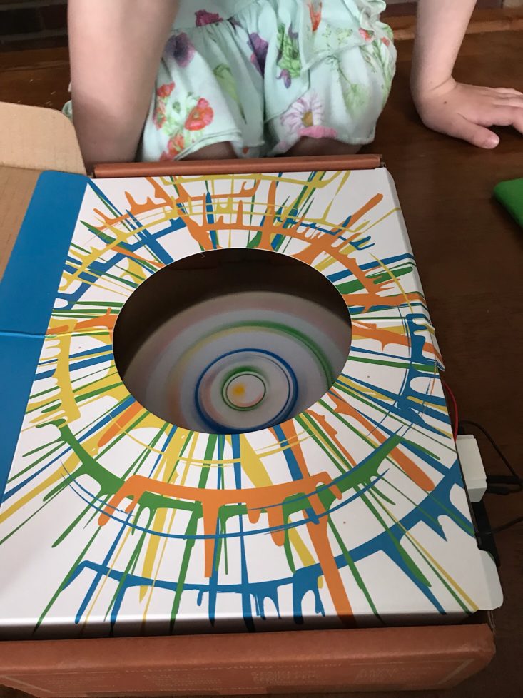 KiwiCo Tinker Crate Spin Art Machine Review + Coupon MSA