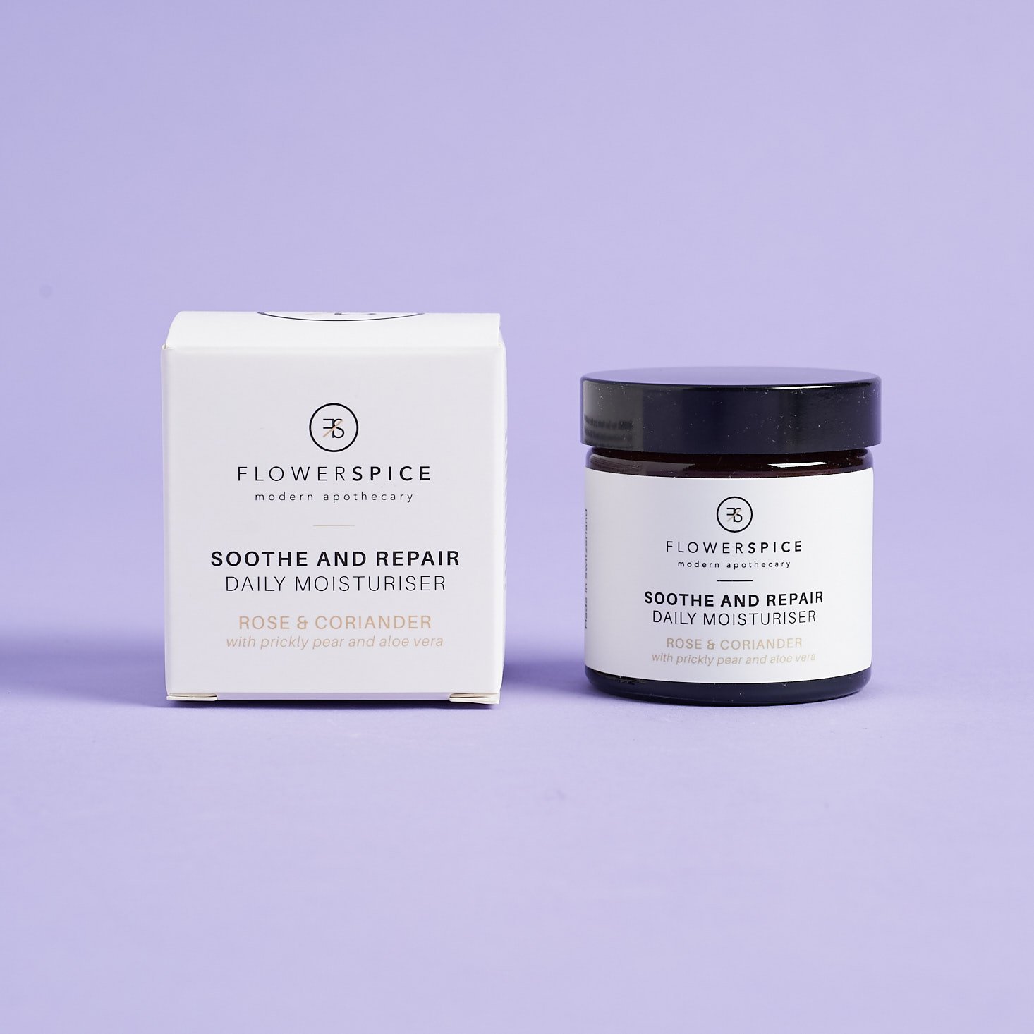 Flower and Spice Modern Apothecary Soothe and Repair Daily Moisturiser Rose and Coriander
