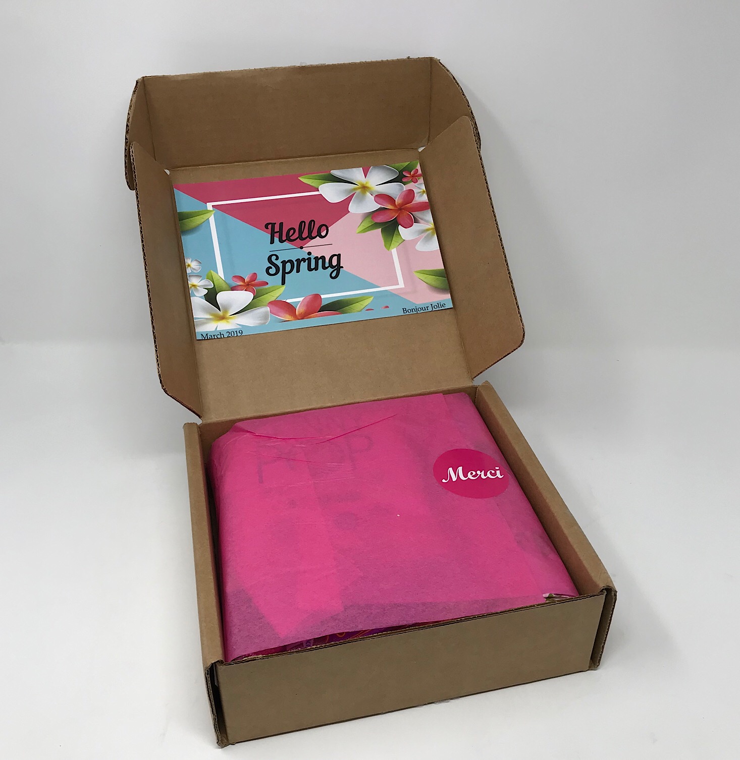 Bonjour Jolie Period Subscription Box Review – March 2019