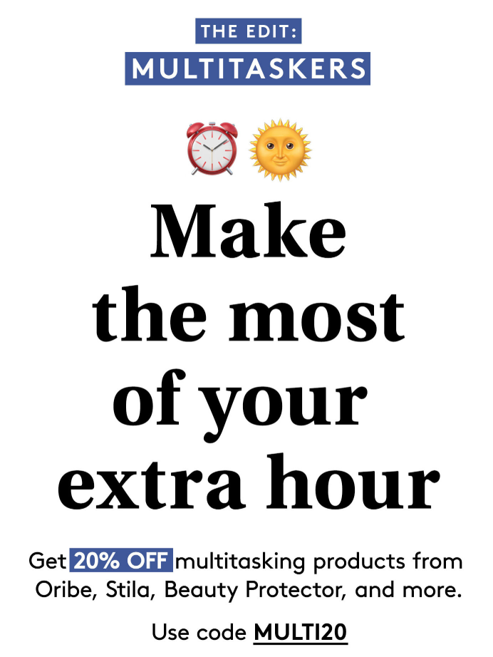 Birchbox Sale – 20% Off Multitaskers!