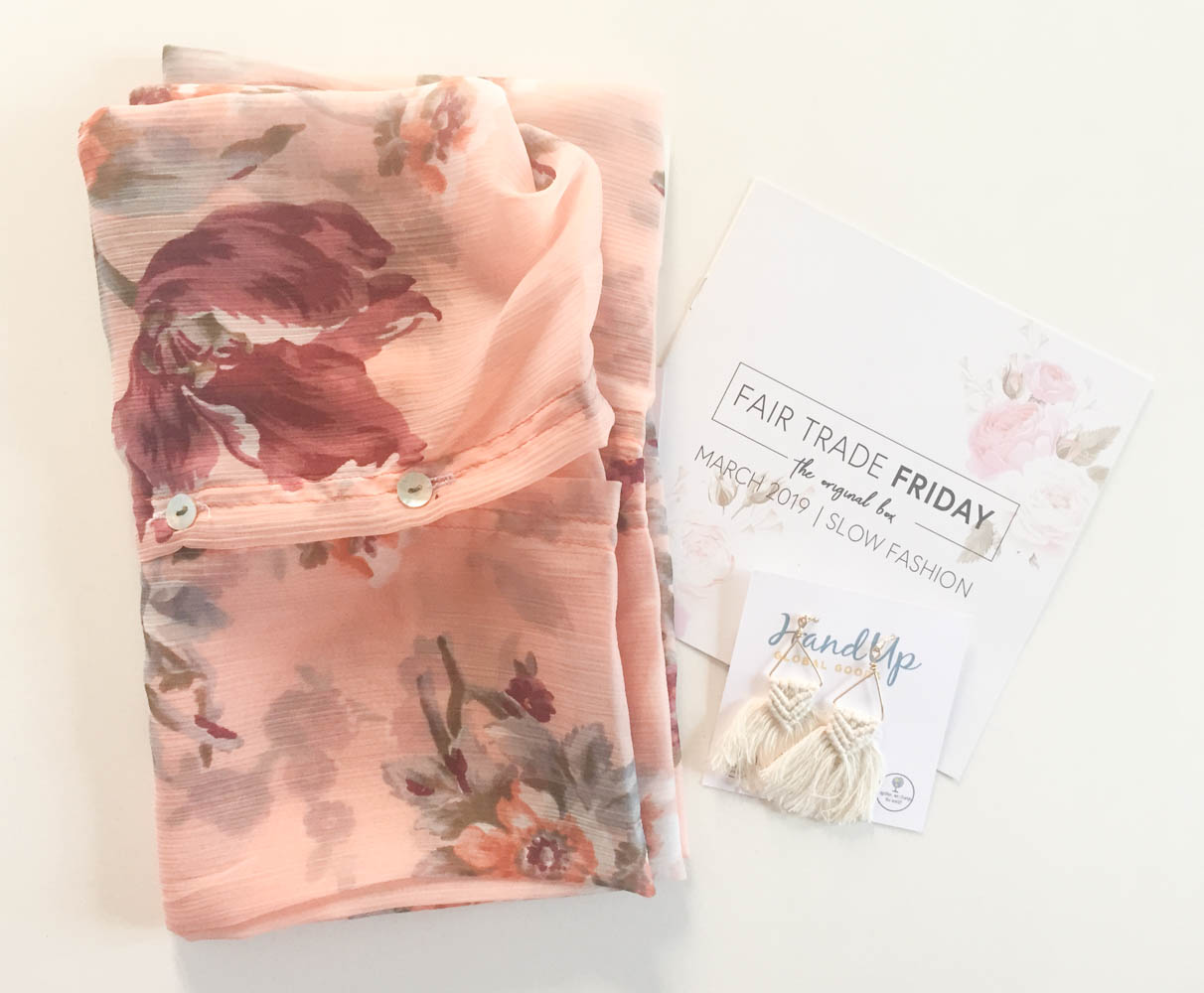 Fair Trade Friday “Slow Fashion” Original Box Subscription Review – March 2019