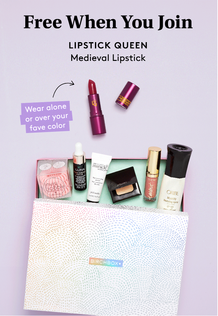 Birchbox Coupon – Free Lipstick Queen or Bombas Socks!