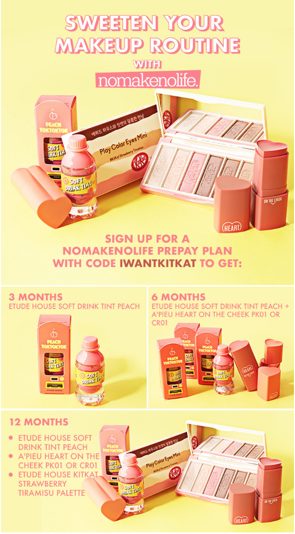 nmnl Coupon – Bonus Etude House Products with Subscription!