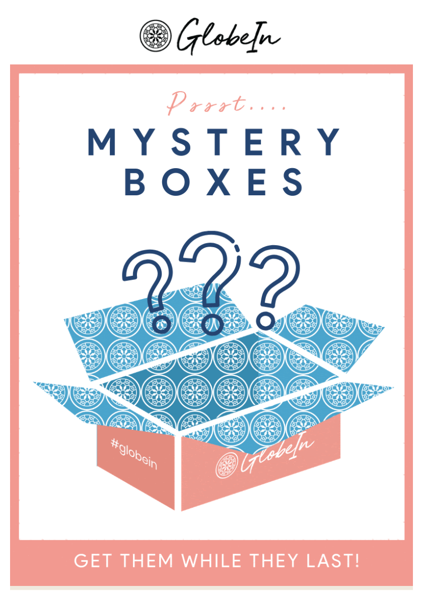 GlobeIn Mystery Boxes Available Now!
