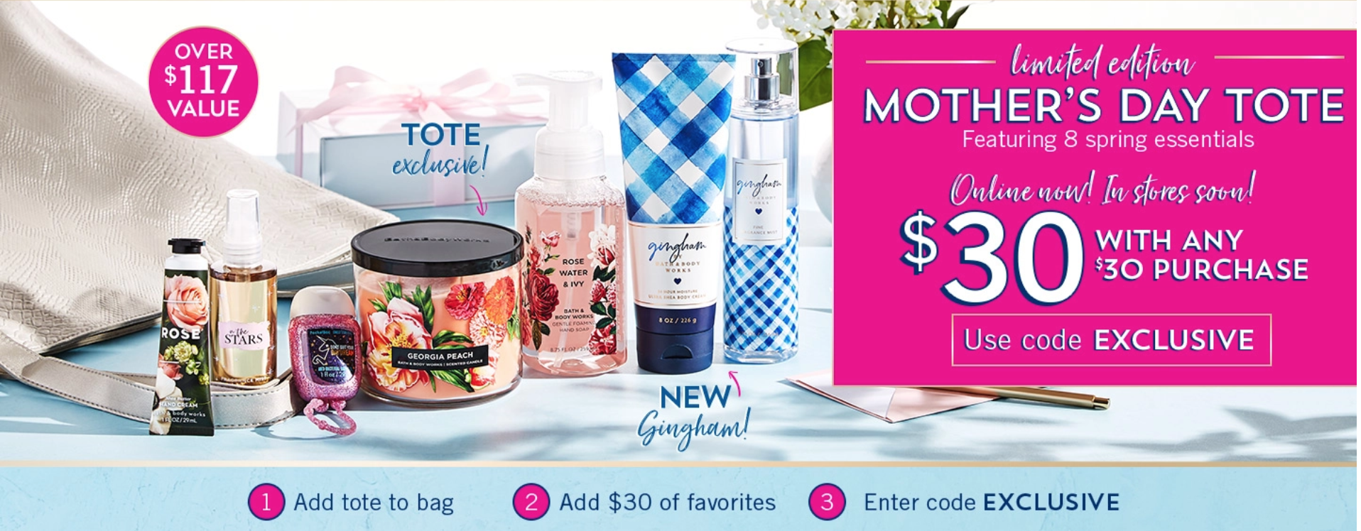 Bath & Body Works Mother's Day Tote Available Now! MSA