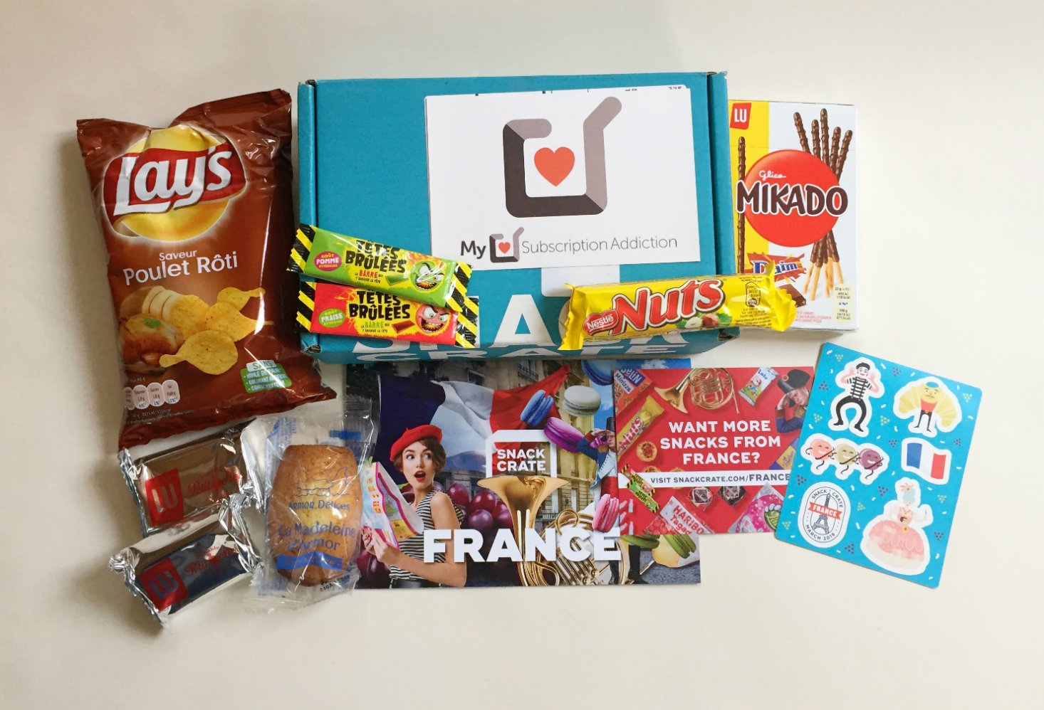 Snack Crate April 2019 - All The Goodies