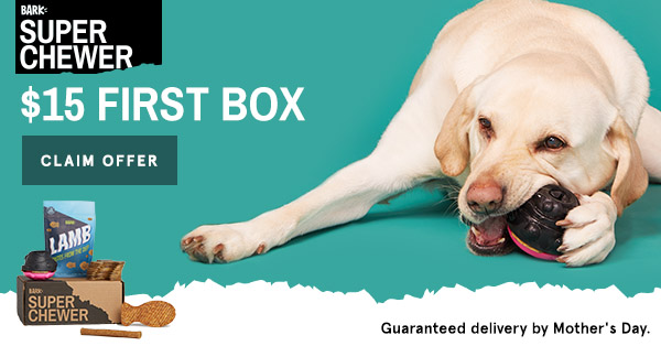 Super Chewer Coupon – First Box for $15!