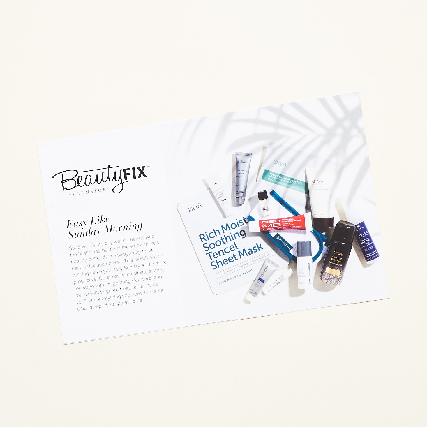 Beautyfix May 2019 beauty subscription box review info card