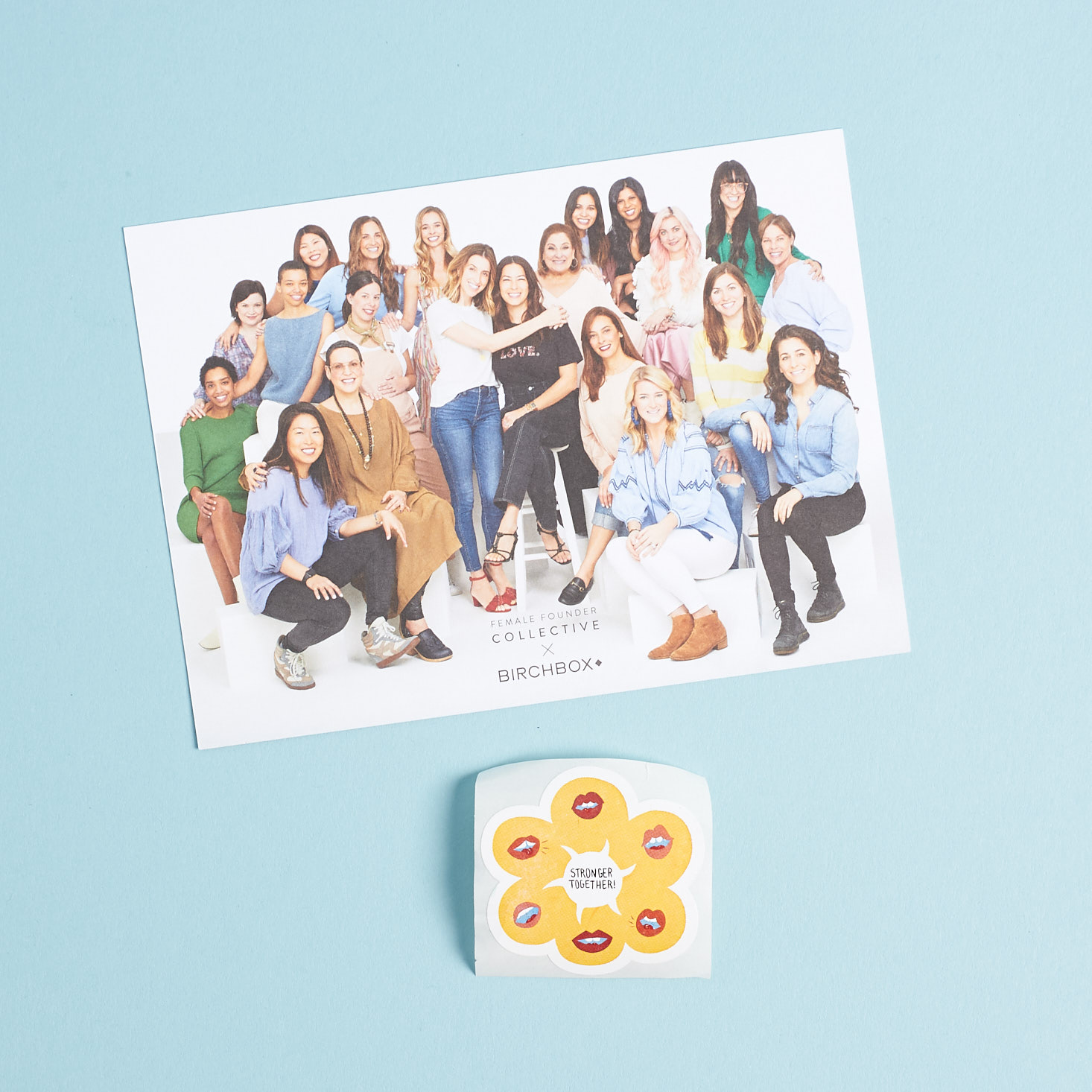 Birchbox Curated #2 May 2019 beauty box review card sticker front