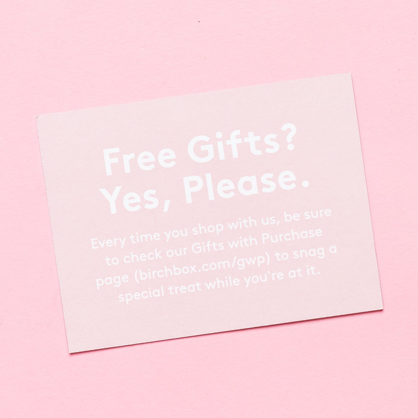 Birchbox Curated #1 May 2019 beauty box review gift card front