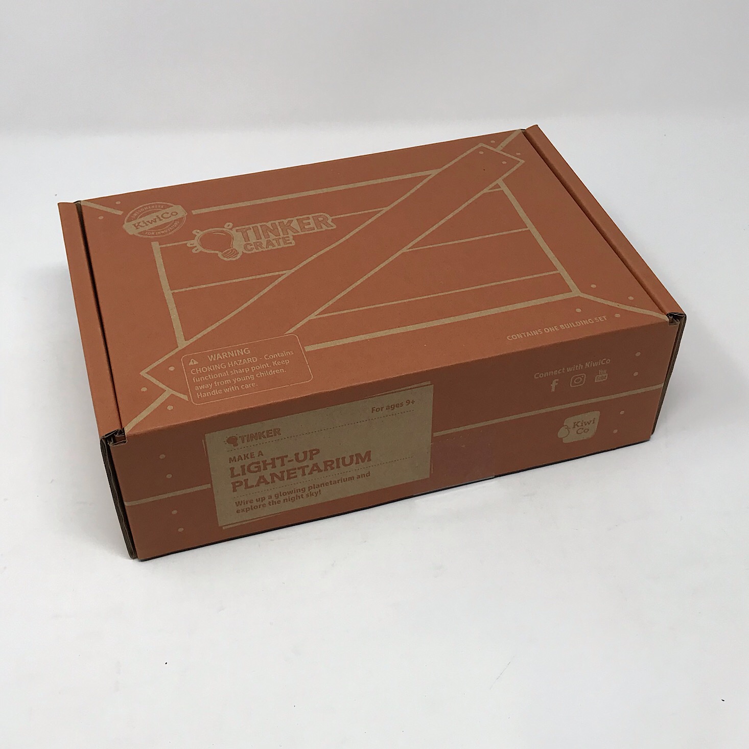 KiwiCo Tinker Crate Light-Up Planetarium Review + Coupon