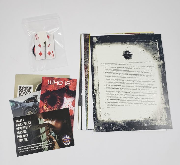 Deadbolt Mystery Society Review + Coupon May 2019 MSA