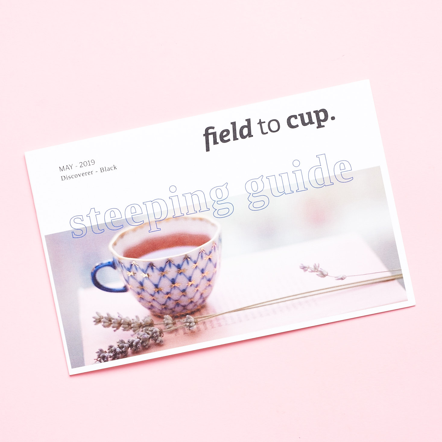 Field to Cup Discoverer May 2019 tea subscription box review