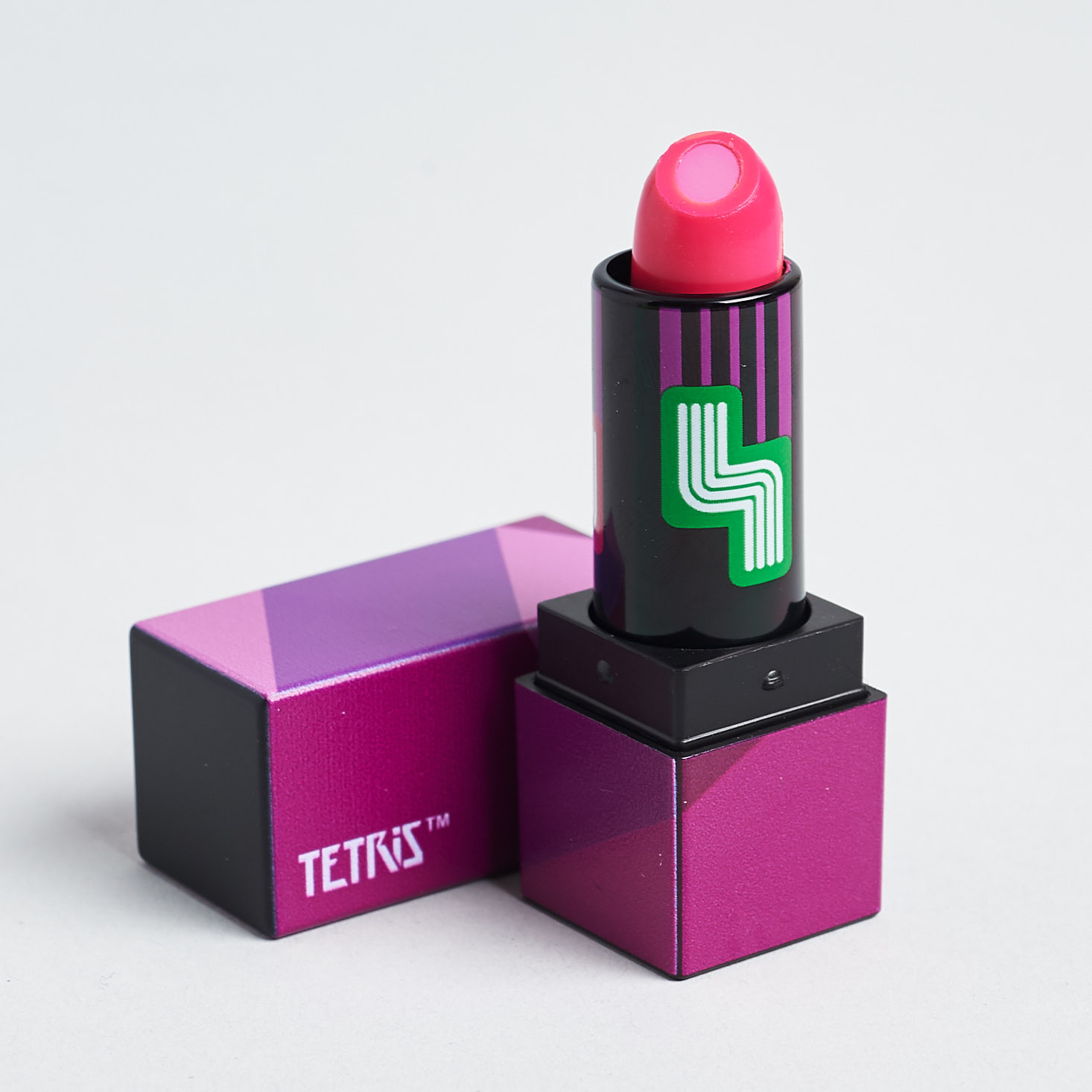 Ipsy x Tetris May 2019 makeup subscription box review lip balm n00b