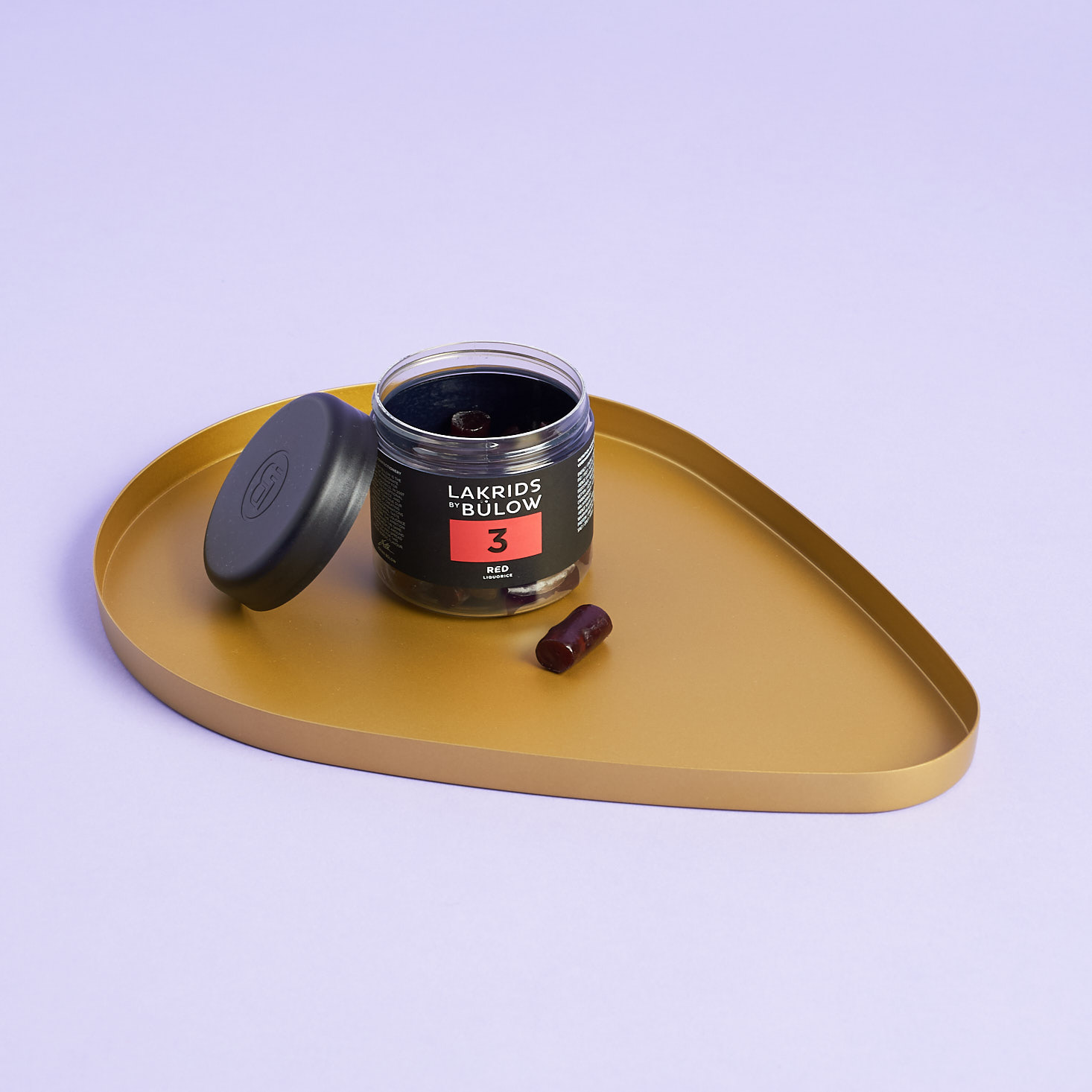 Tivoli by Normann Copenhagen Peacock Tray with liqourice