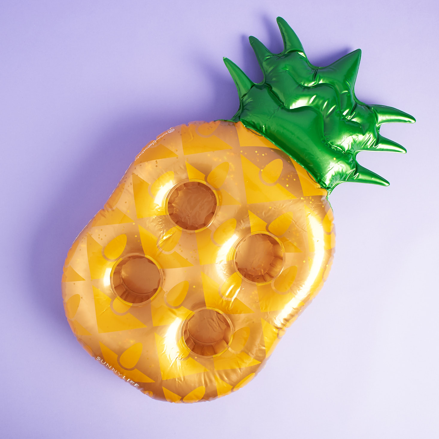 Sunnylife Pineapple Beverage Pool Float - inflated