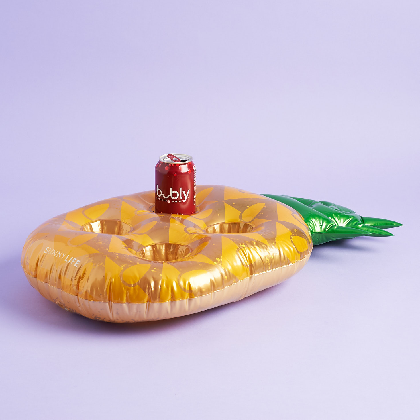 drink in Sunnylife Pineapple Beverage Pool Float