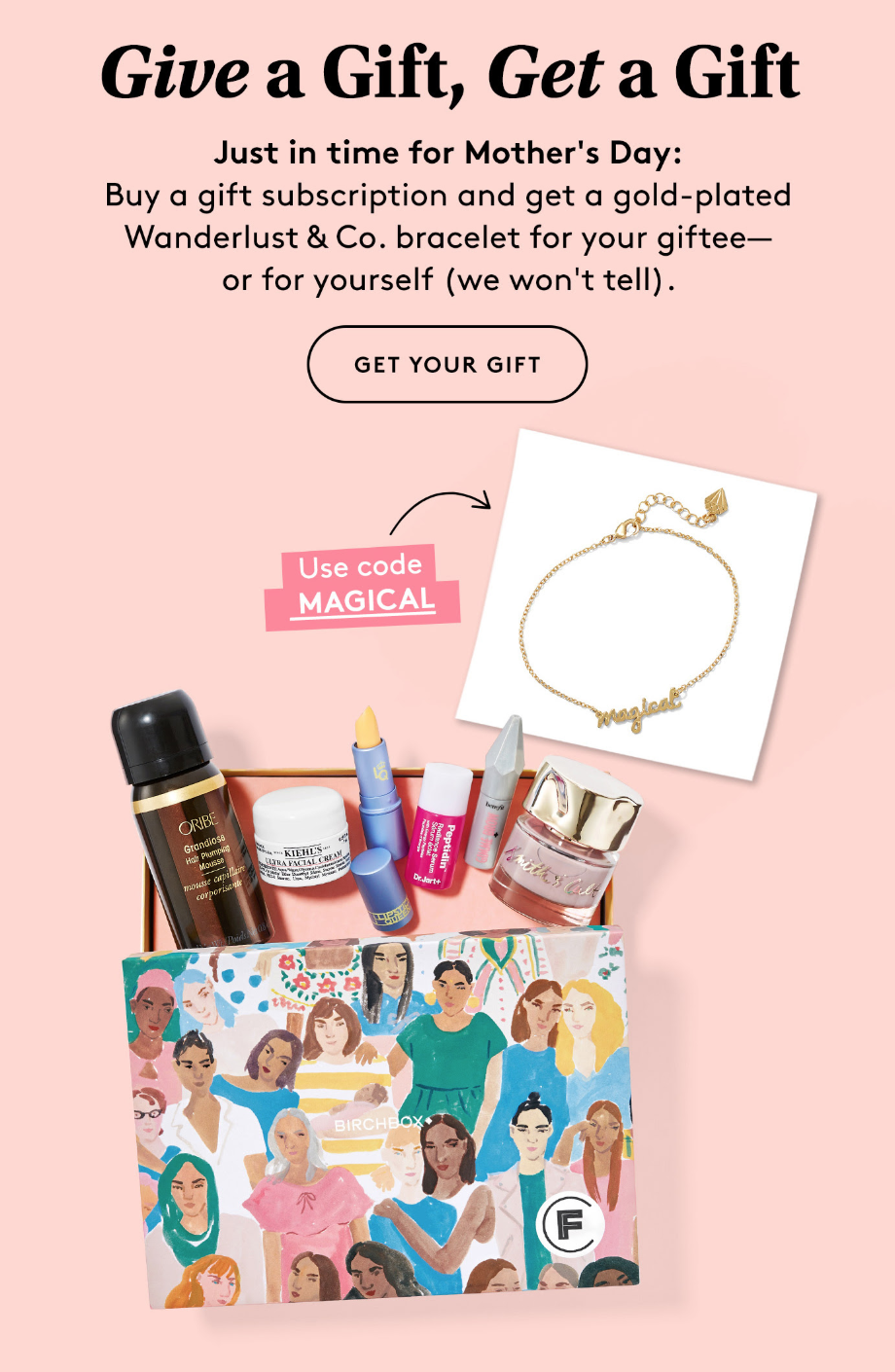 Birchbox Coupon – Free Wanderlust & Co Bracelet with Gift Subscription!