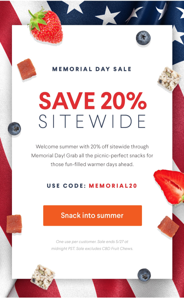 NatureBox Memorial Day Sale – 20% Off!