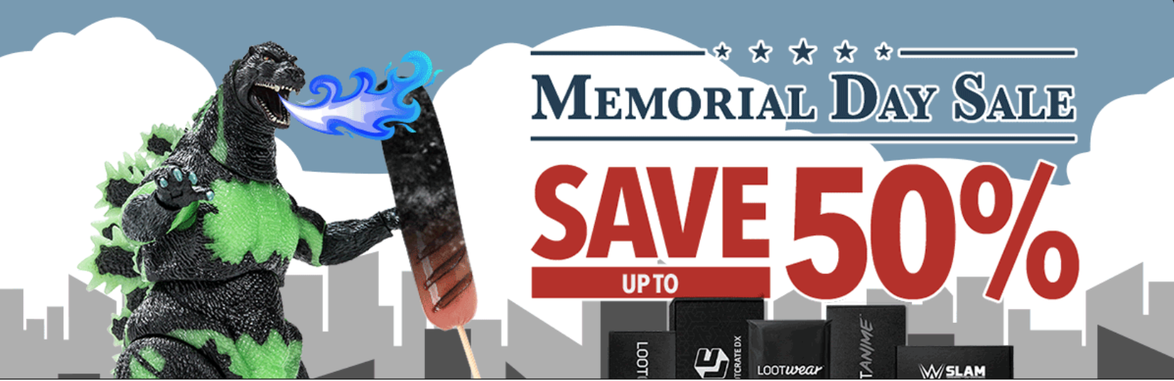 Loot Crate Memorial Day Sale – 50% Off Select Crates!