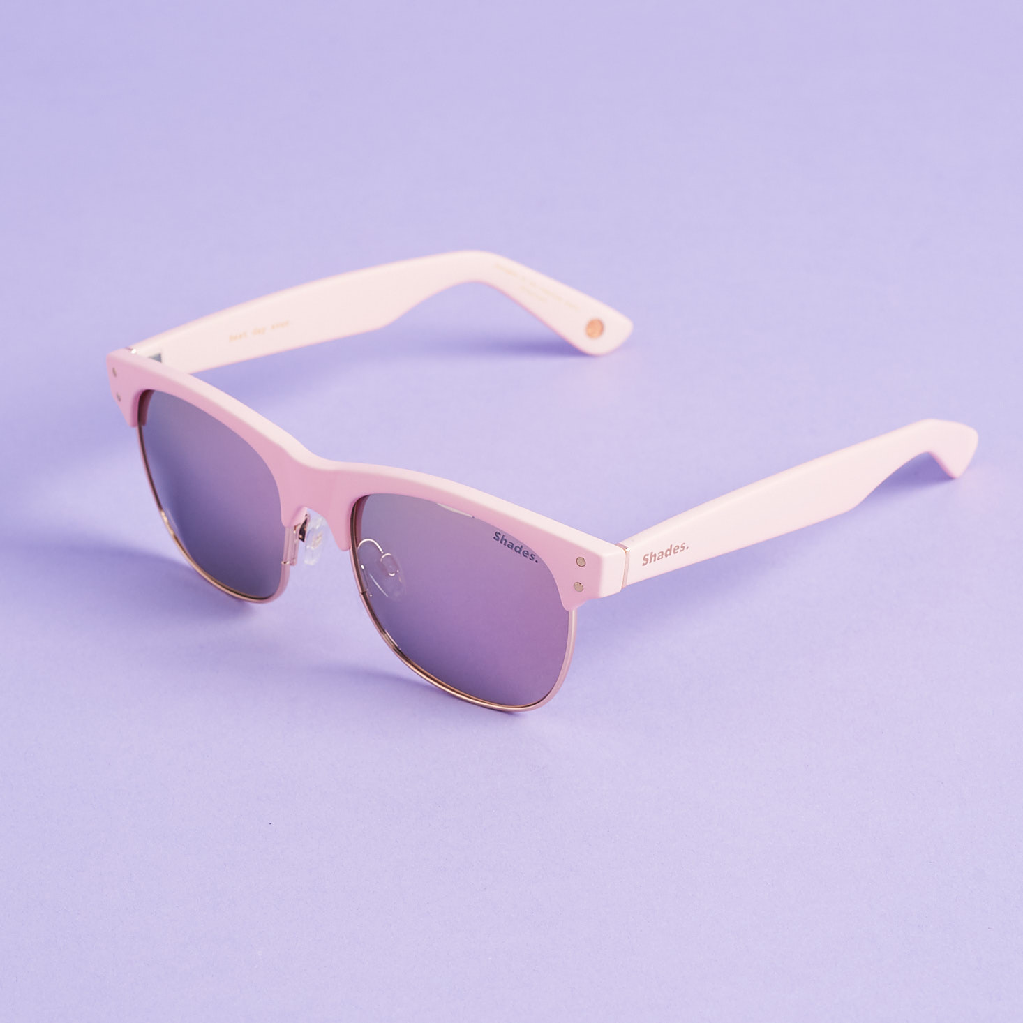 Pink Shades Club sunglasses - left side