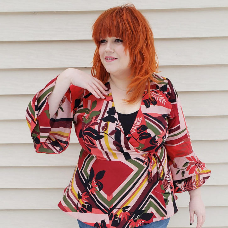 Stitch Fix Plus Size Clothing Box Review: Geometric Patterns