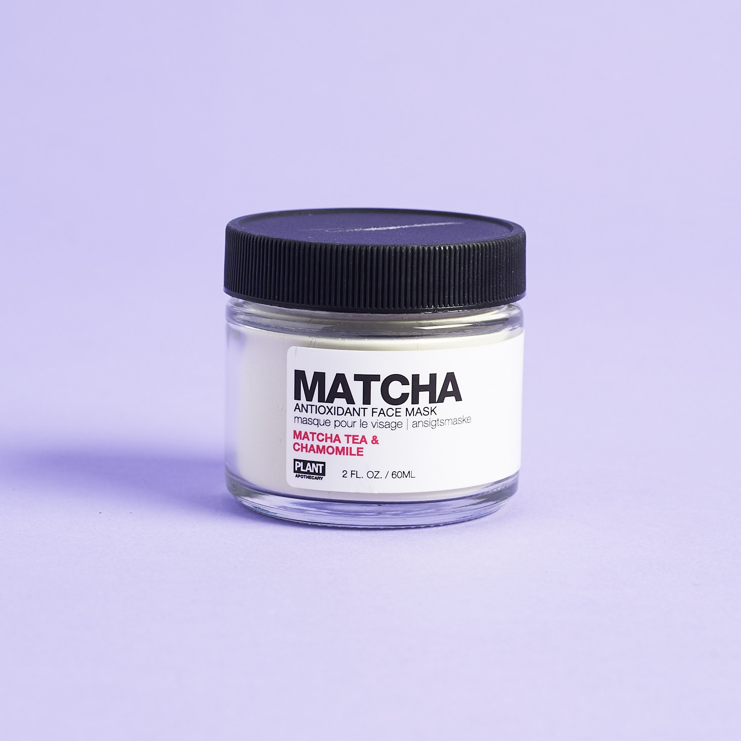 PLANT Apothecary Matcha Antioxidant Face Mask