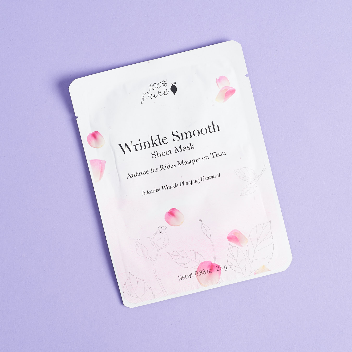 100% PURE SHEET MASK IN WRINKLE SMOOTH