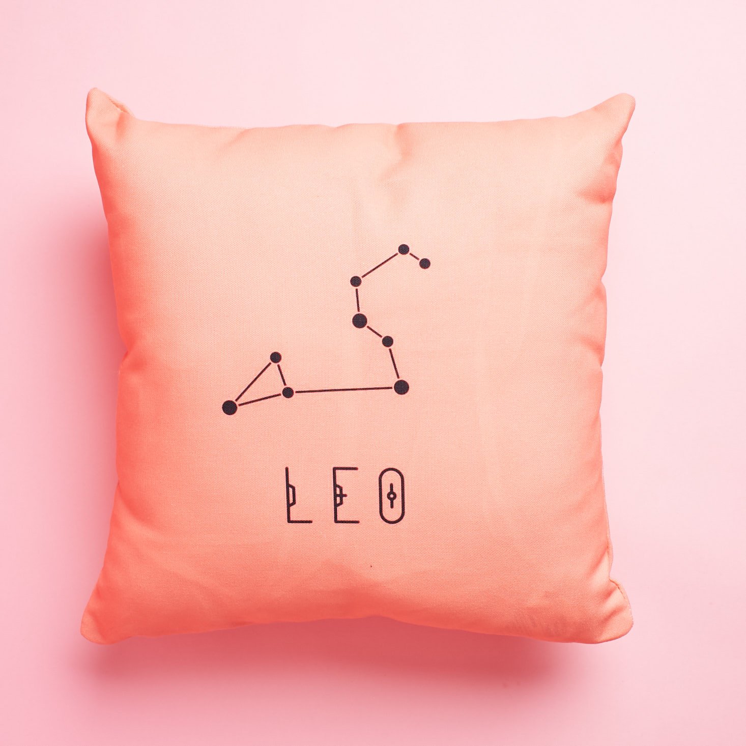 Zodiac Quarterly Leo Spring May 2019 review leo pillow front