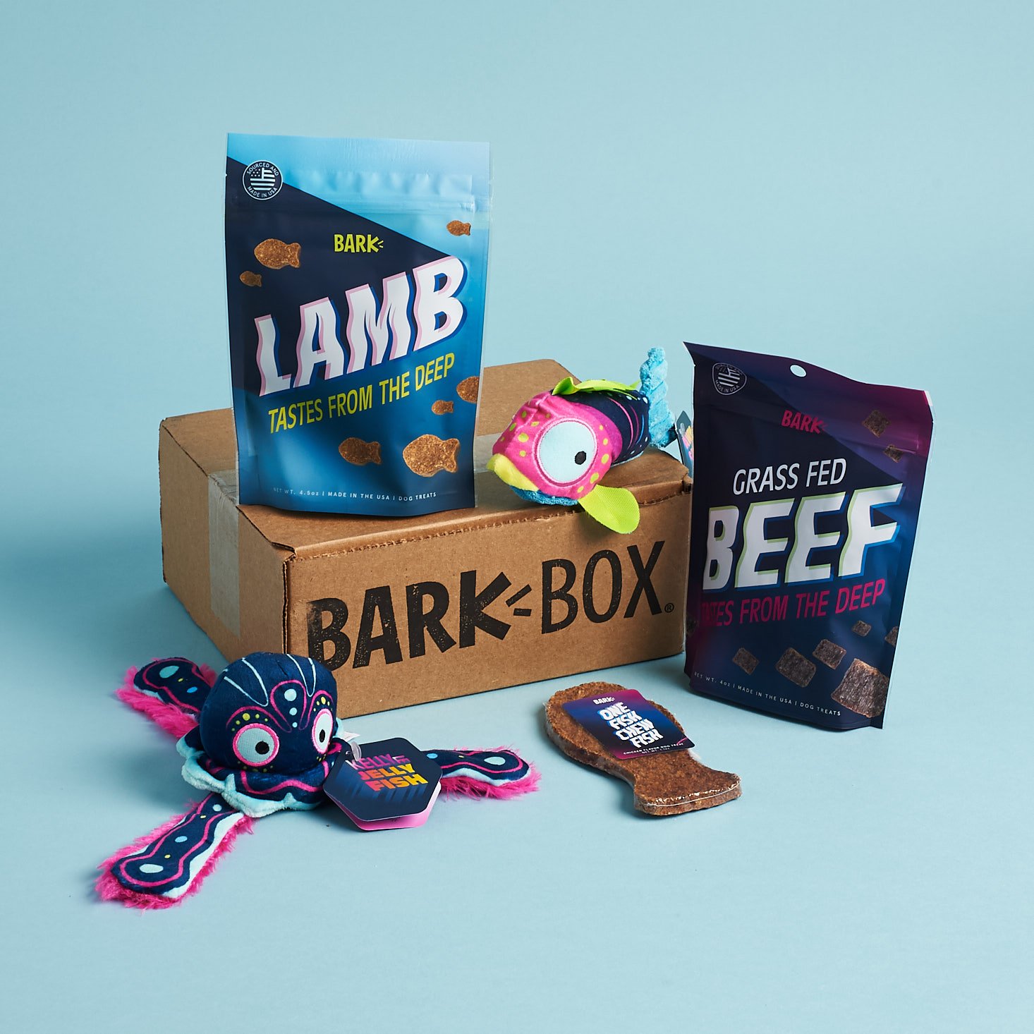 Barkbox May 2019 dog subscription box review all contents