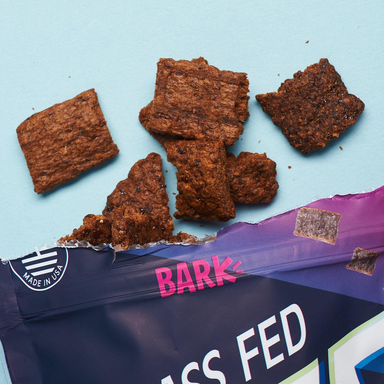 Barkbox May 2019 dog subscription box review beef treats detail