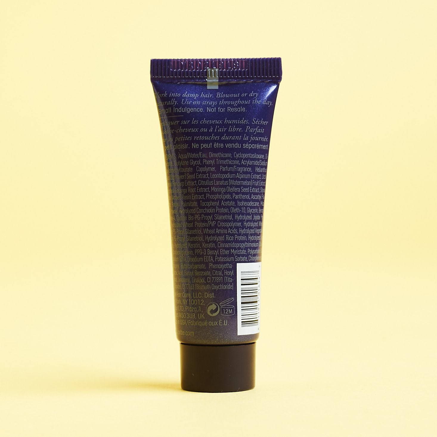 back of Oribe Supershine Moisturizing Cream